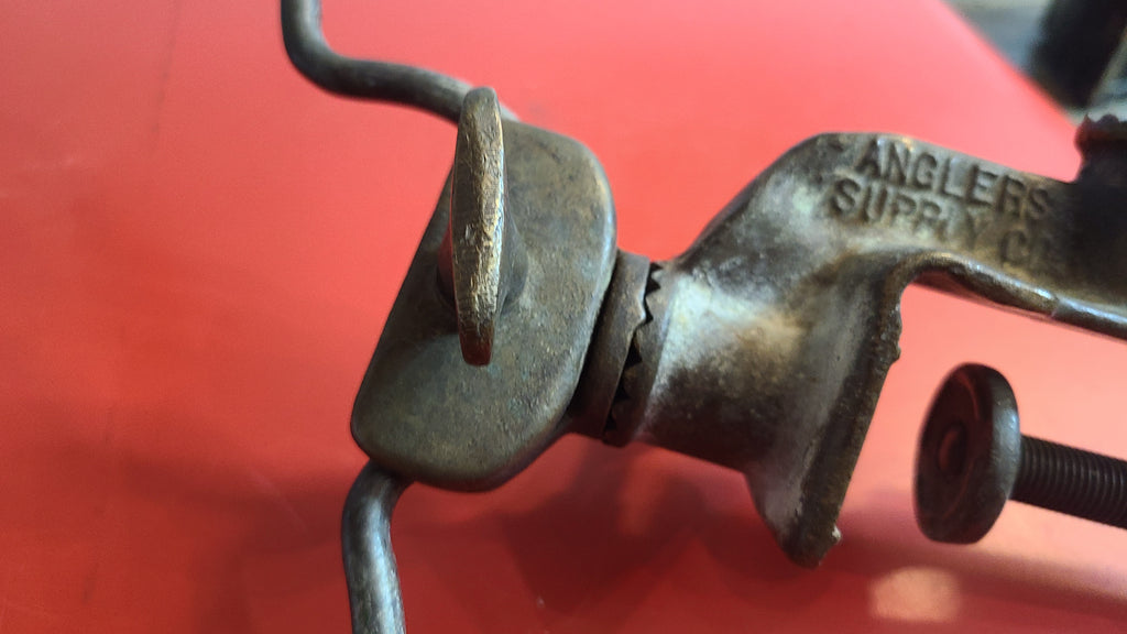 Vintage Seattle made "Lucky Louie " brass fishing rods holders (price Alafair Antiques and Vintage Vintage Seattle made "Lucky Louie " brass fishing rods holders (price Alafair Antiques and Vintage