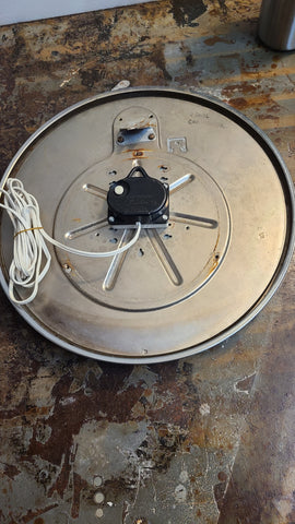 Vintage School Clock- glass dome-cool clock!